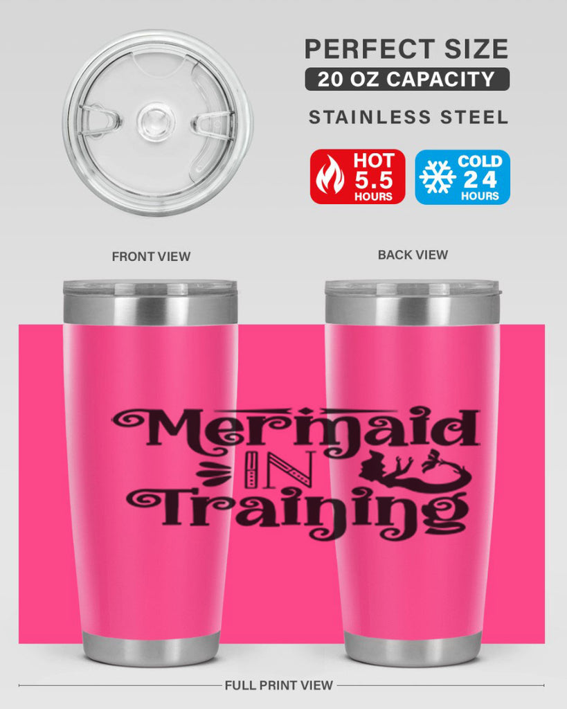 Mermaid In Training 364#- mermaid- Tumbler