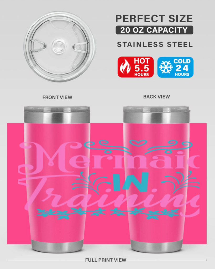 Mermaid In Training 366#- mermaid- Tumbler