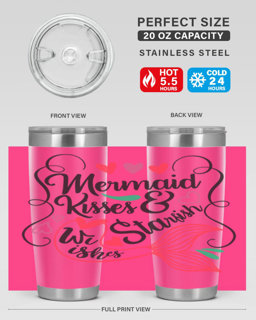 Mermaid Kisses Starfish Wishes 368#- mermaid- Tumbler