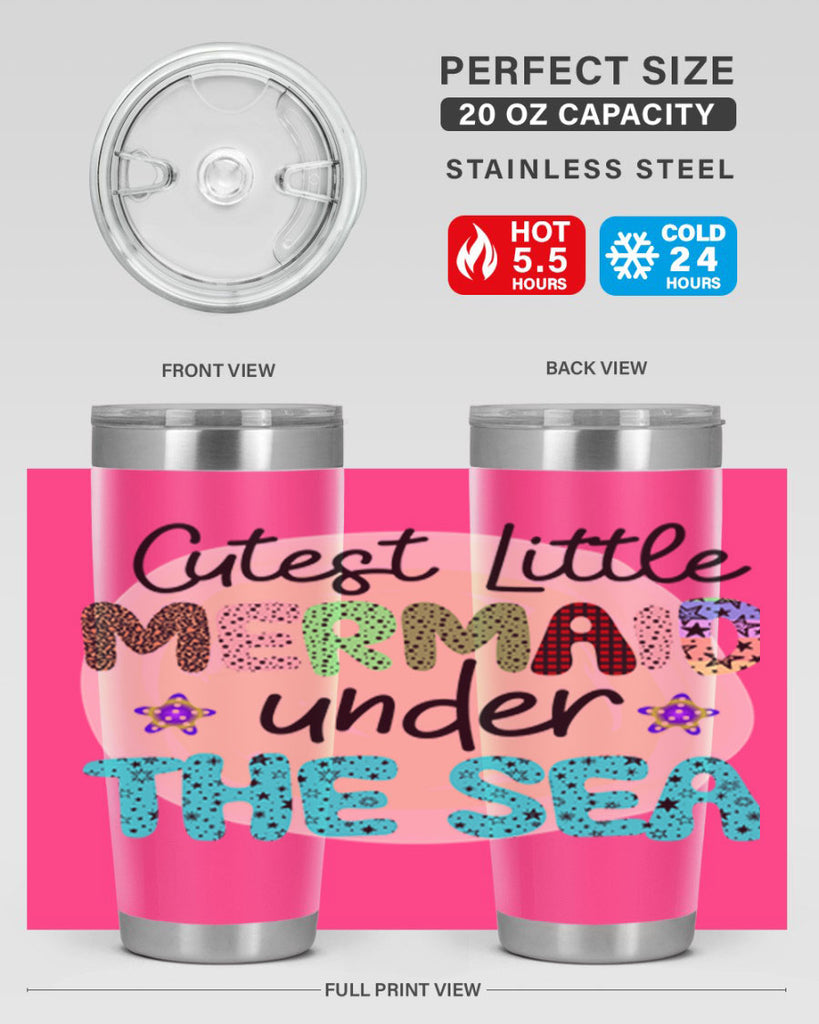 Mermaid Tshirt design 452#- mermaid- Tumbler