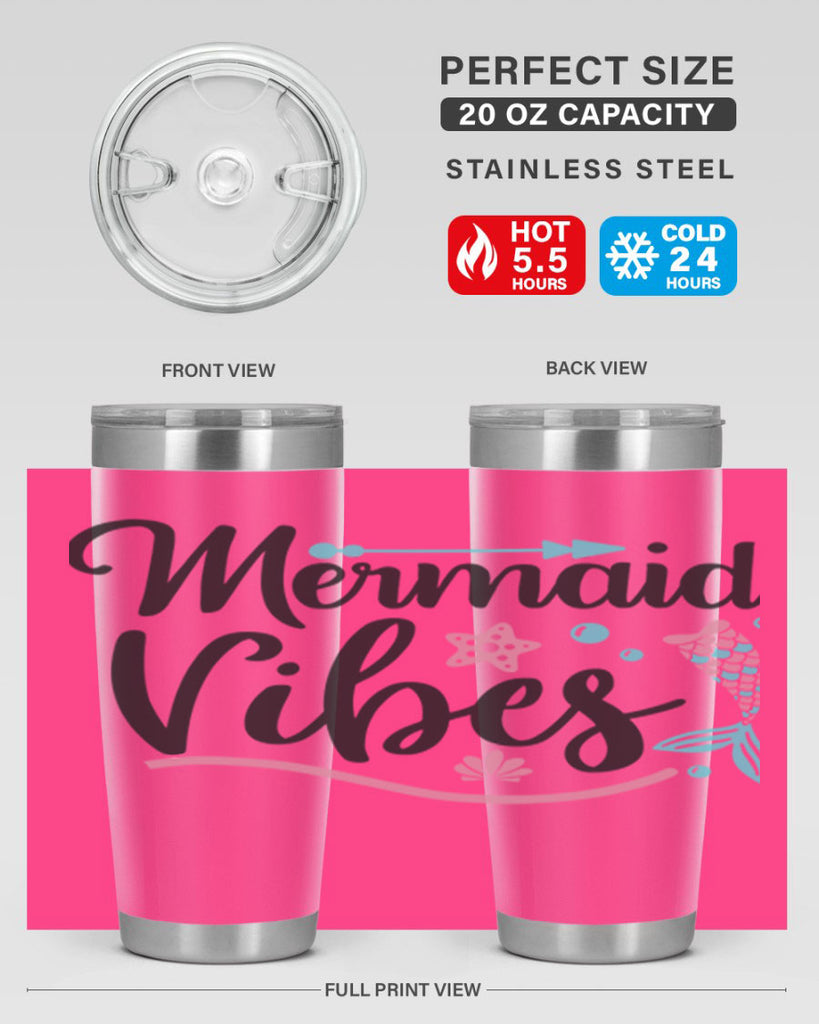 Mermaid Vibes 389#- mermaid- Tumbler