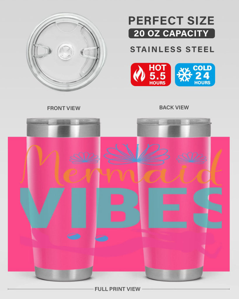 Mermaid Vibes Design 465#- mermaid- Tumbler