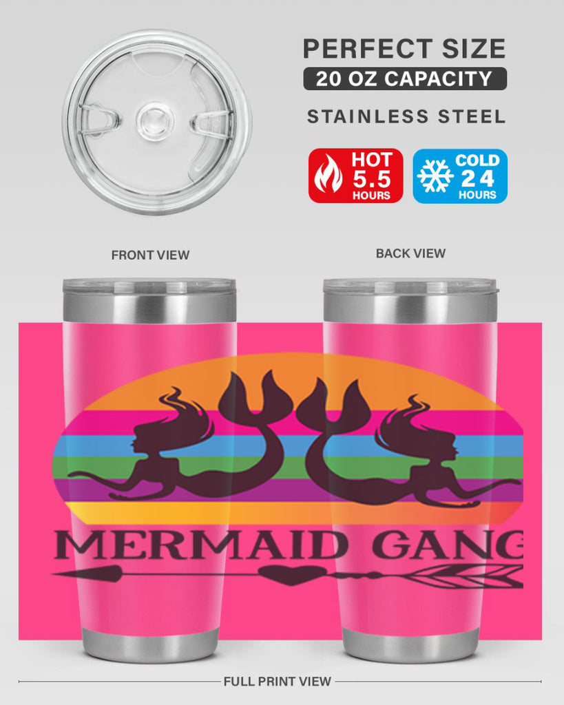 Mermaid gang 402#- mermaid- Tumbler