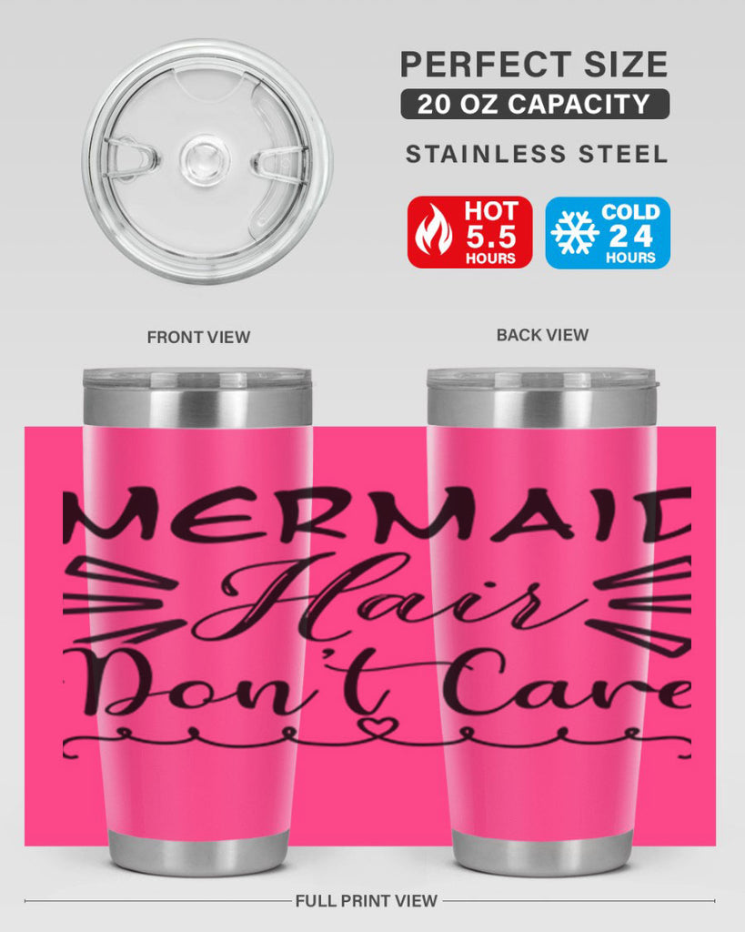 Mermaid hair dont care 404#- mermaid- Tumbler