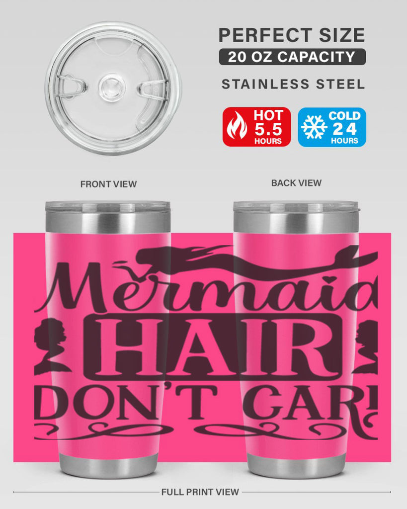 Mermaid hair dont care 409#- mermaid- Tumbler