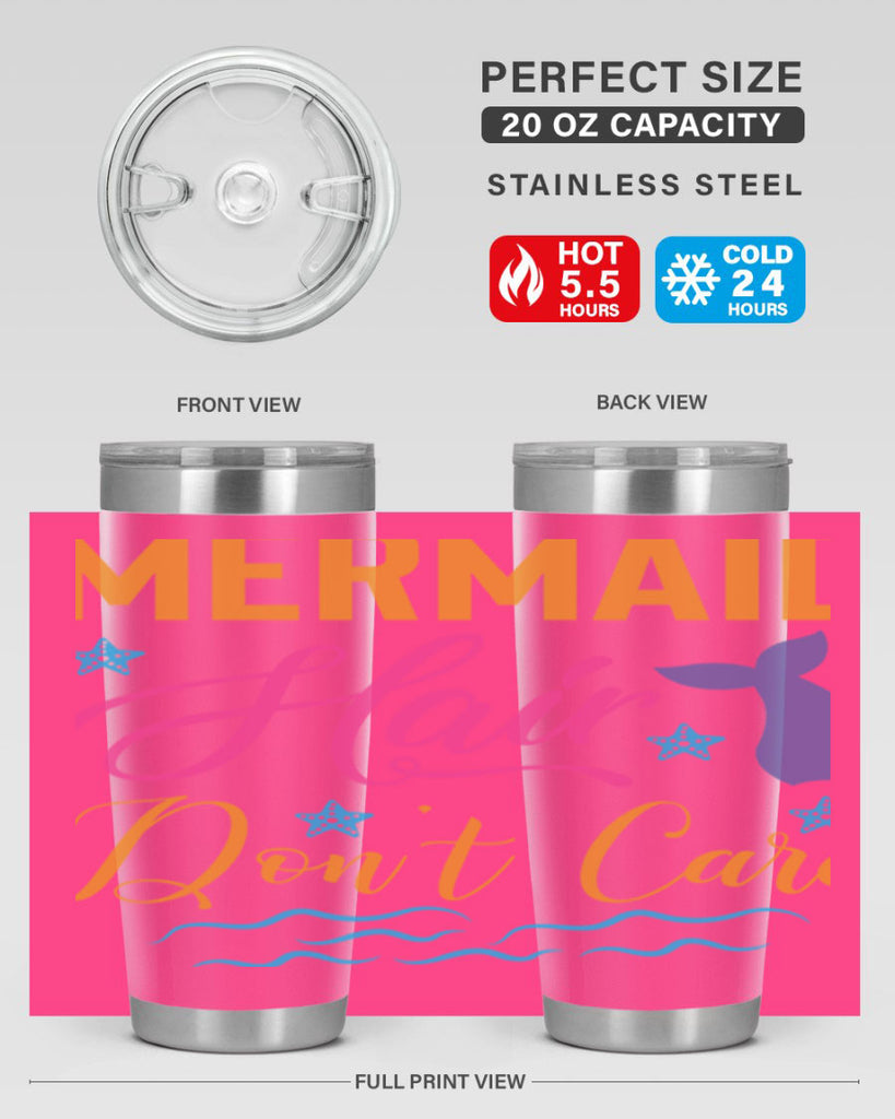Mermaid hair dont care 414#- mermaid- Tumbler
