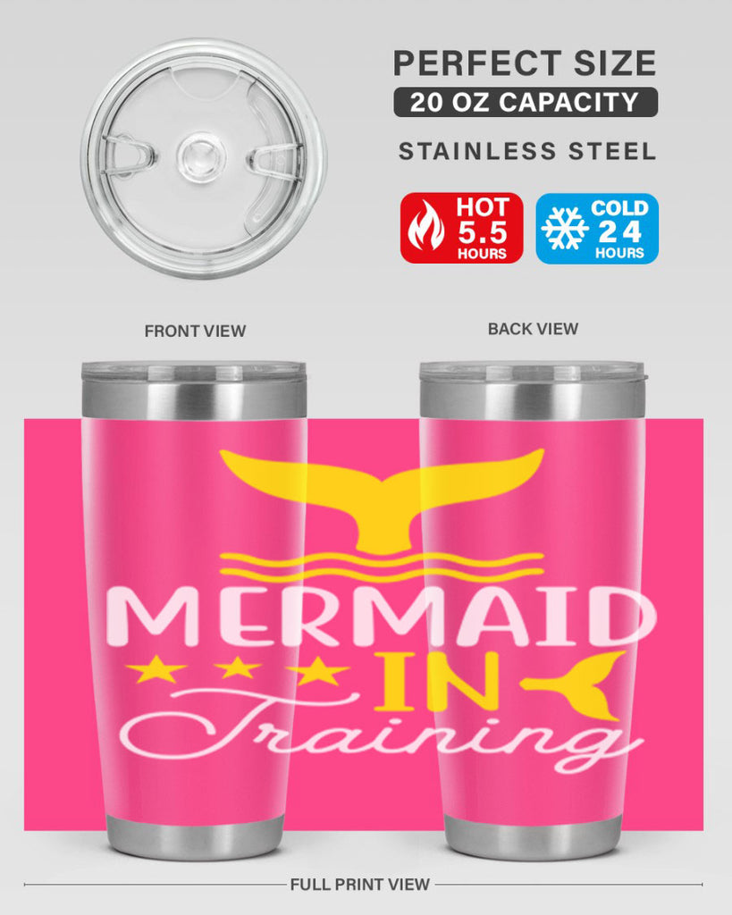 Mermaid in Training 361#- mermaid- Tumbler