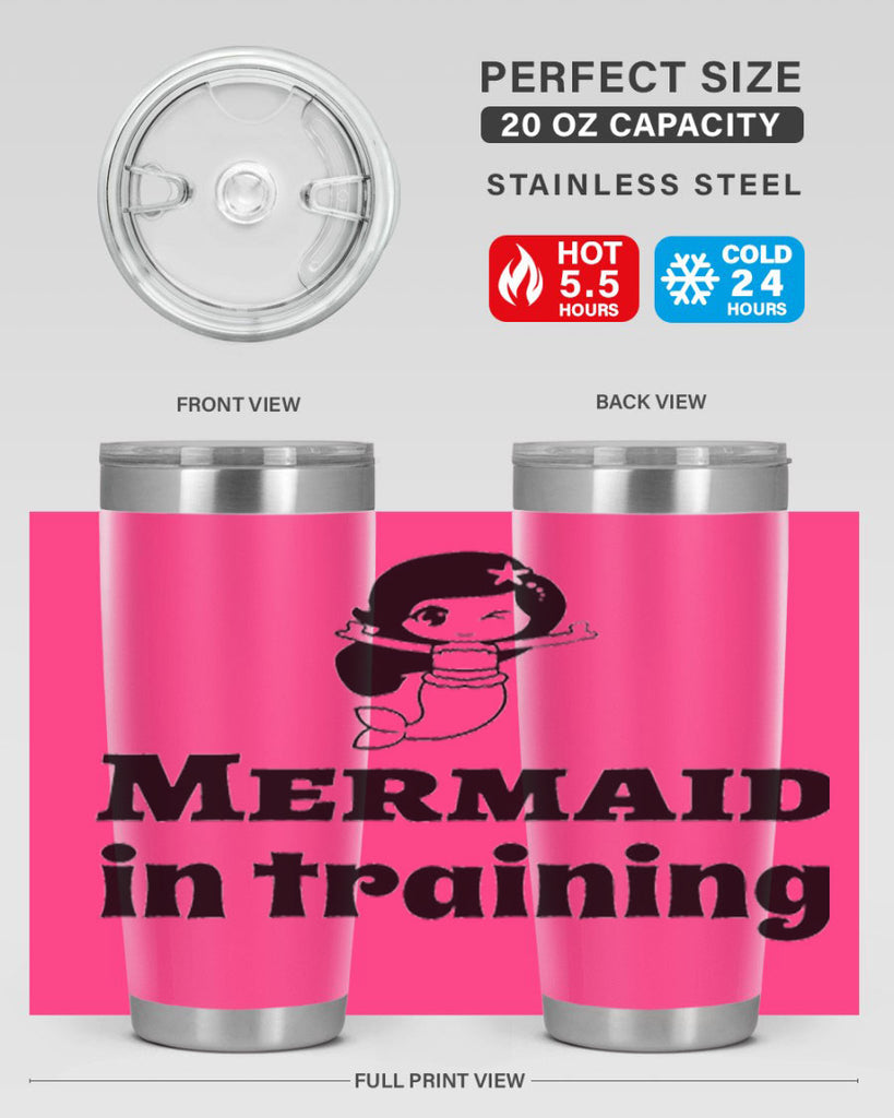 Mermaid in training 422#- mermaid- Tumbler