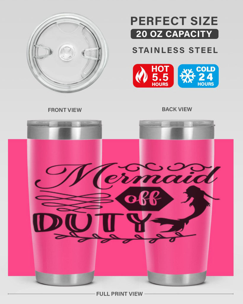 Mermaid off duty 432#- mermaid- Tumbler