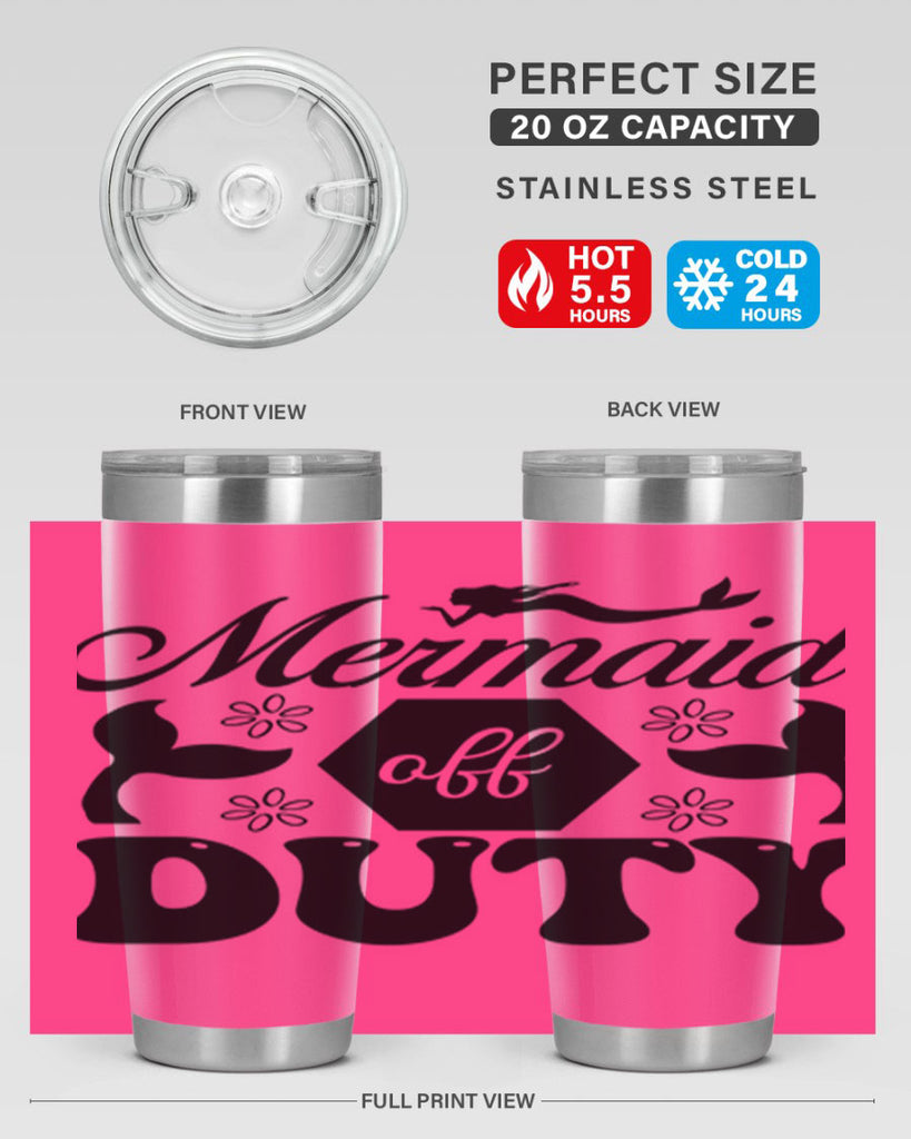 Mermaid off duty 433#- mermaid- Tumbler