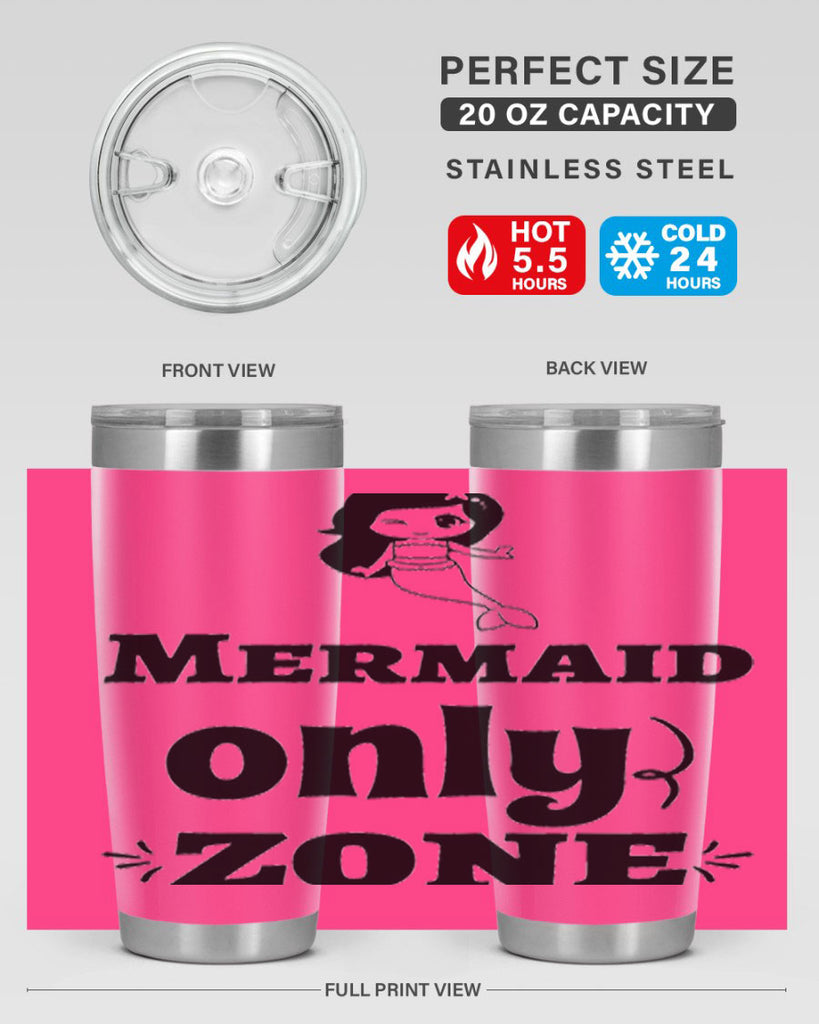 Mermaid only zone 439#- mermaid- Tumbler