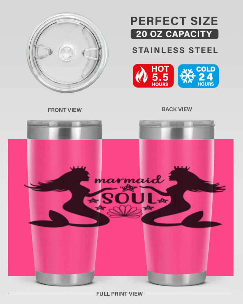 Mermaid soul design 443#- mermaid- Tumbler