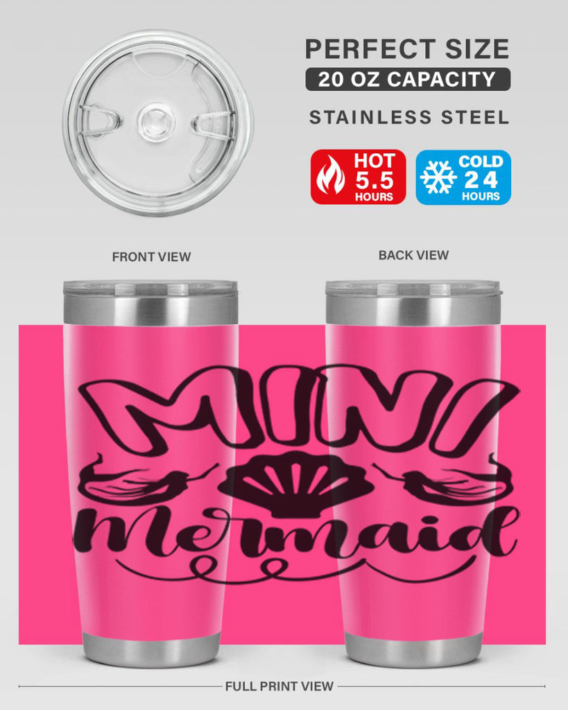 Mini mermaid 506#- mermaid- Tumbler