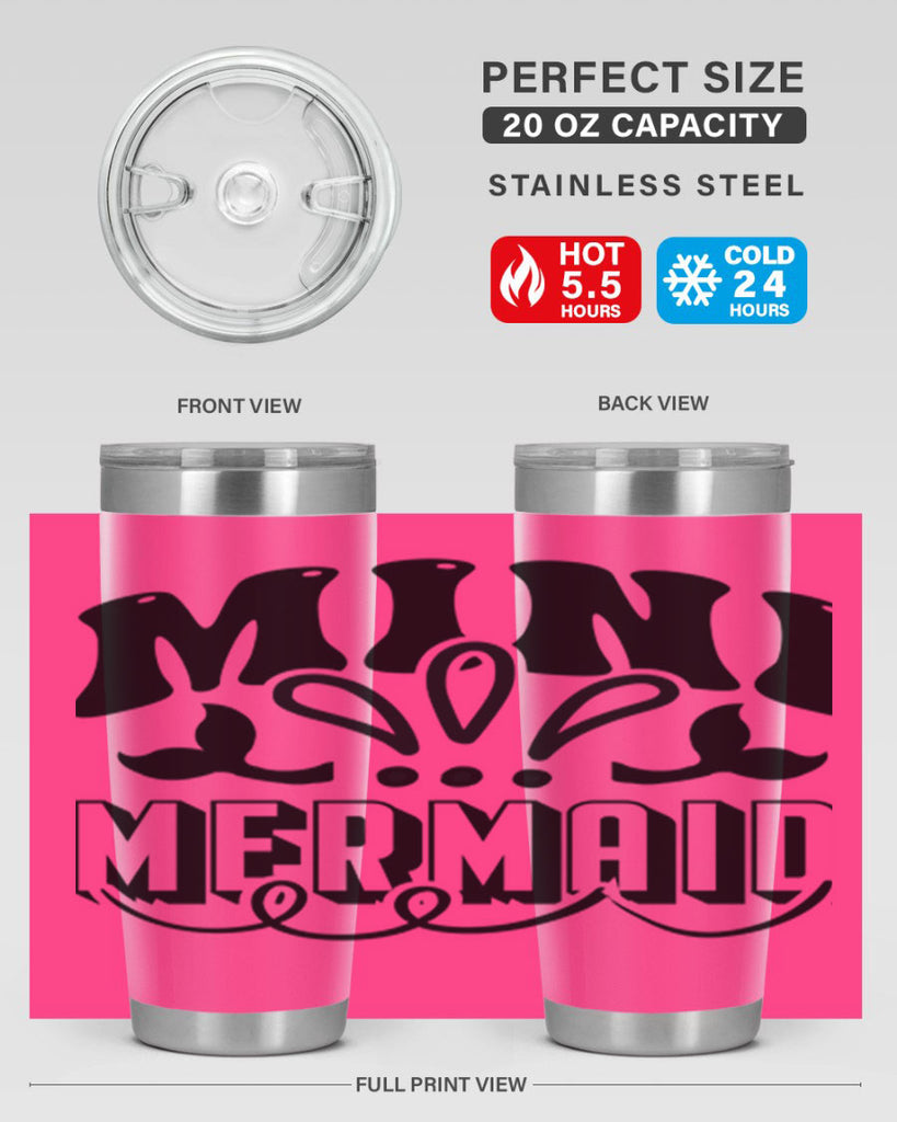 Mini mermaid 507#- mermaid- Tumbler