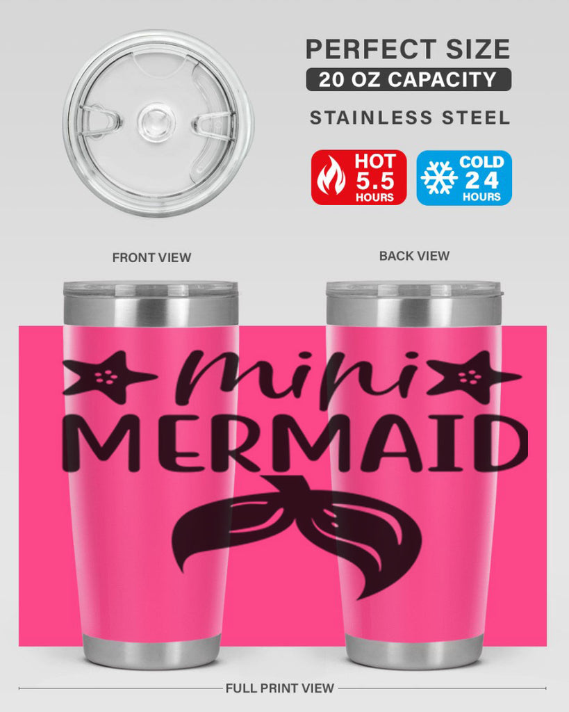 Mini mermaid 511#- mermaid- Tumbler