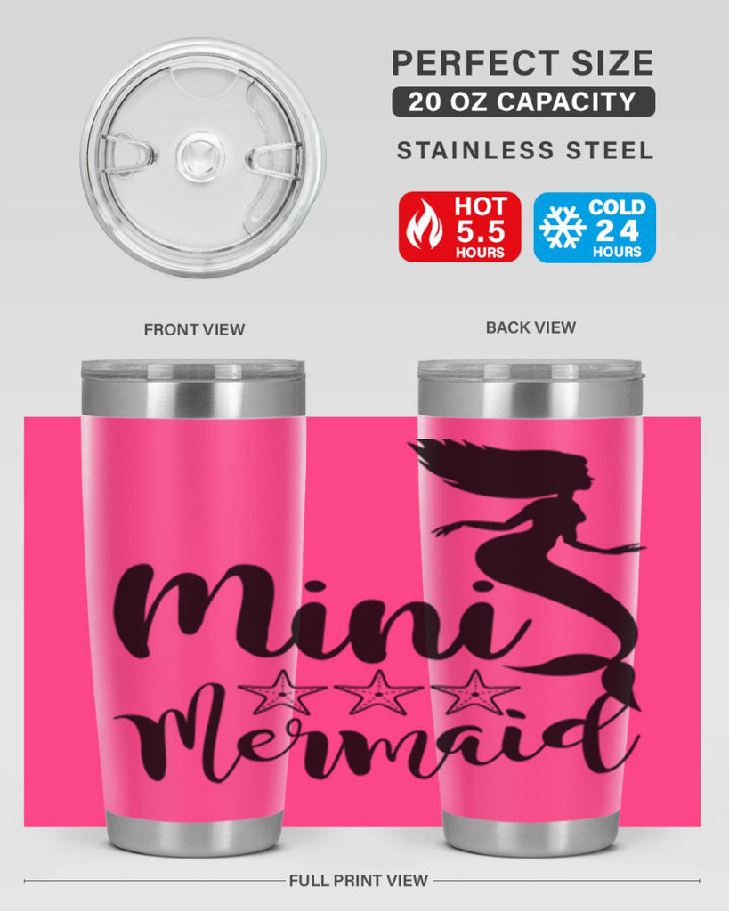 Mini mermaid 512#- mermaid- Tumbler