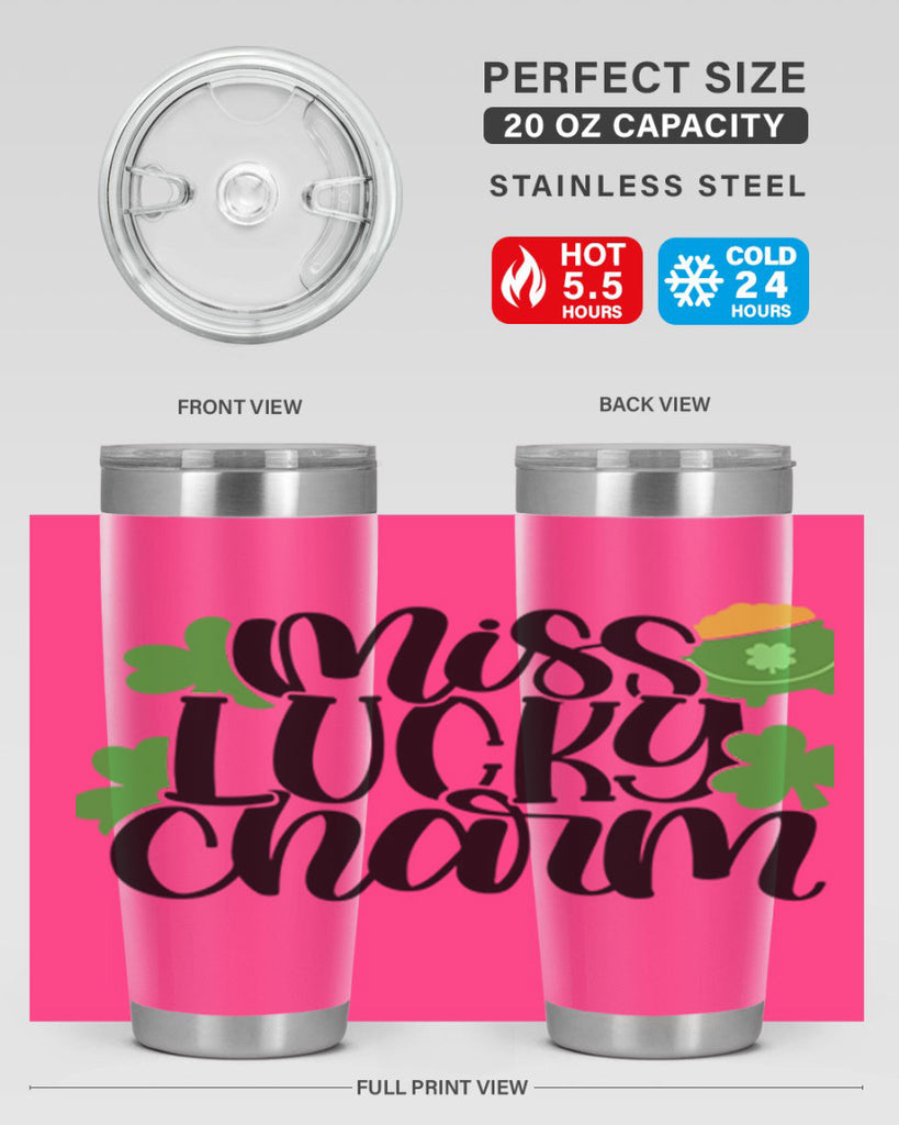 Miss Lucky Charm Style 48#- St Patricks Day- Tumbler