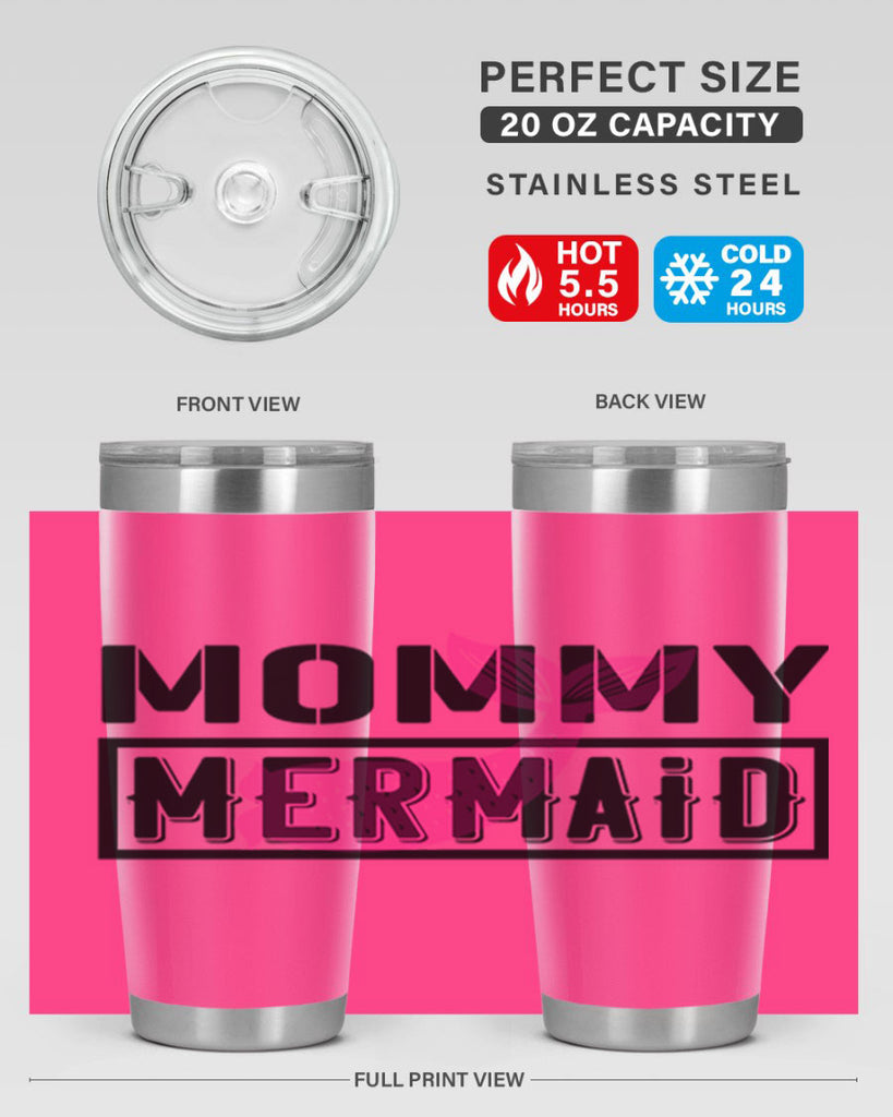 Mommy mermaid 514#- mermaid- Tumbler