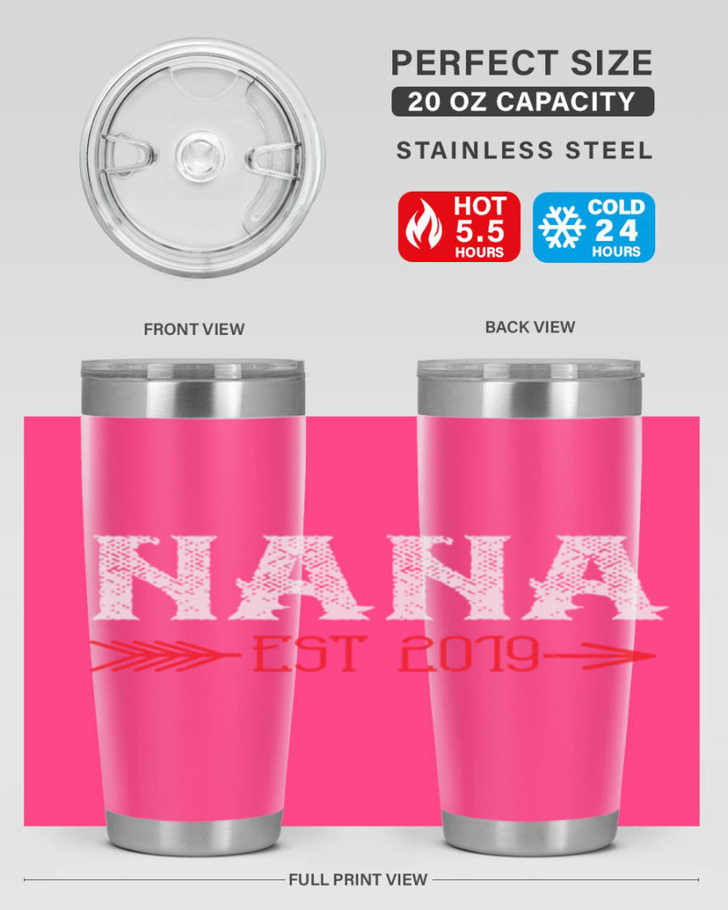 NANA Est 10#- grandma - nana- Tumbler