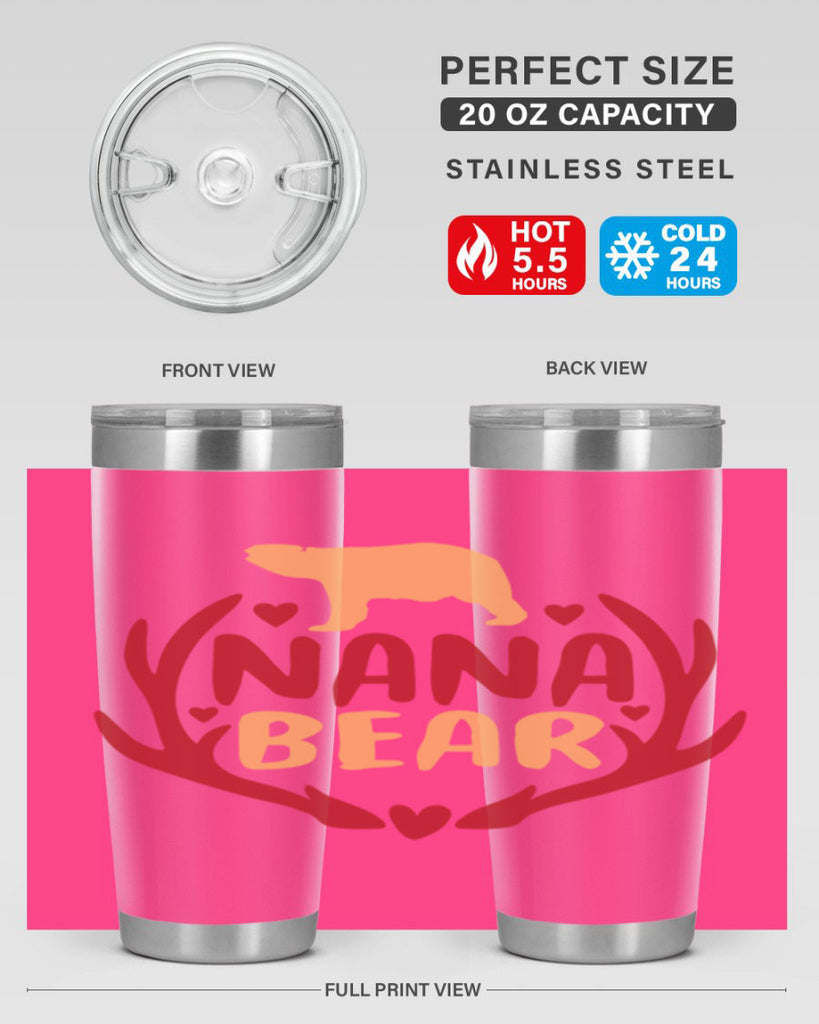 Nana bear 12#- grandma - nana- Tumbler