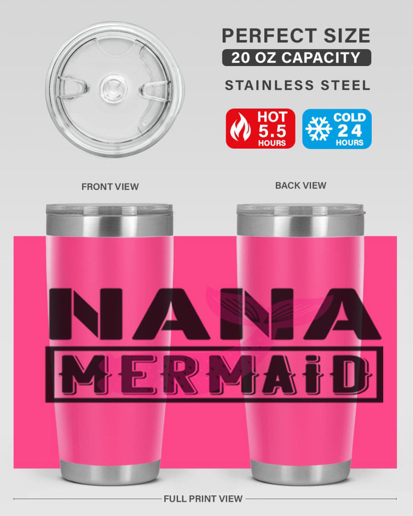 Nana mermaid 517#- mermaid- Tumbler