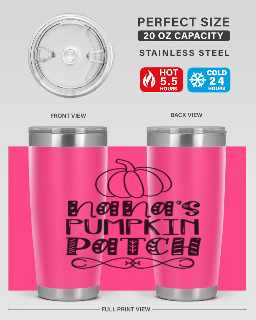 Nana s Pumpkin Patch 439#- fall- Tumbler