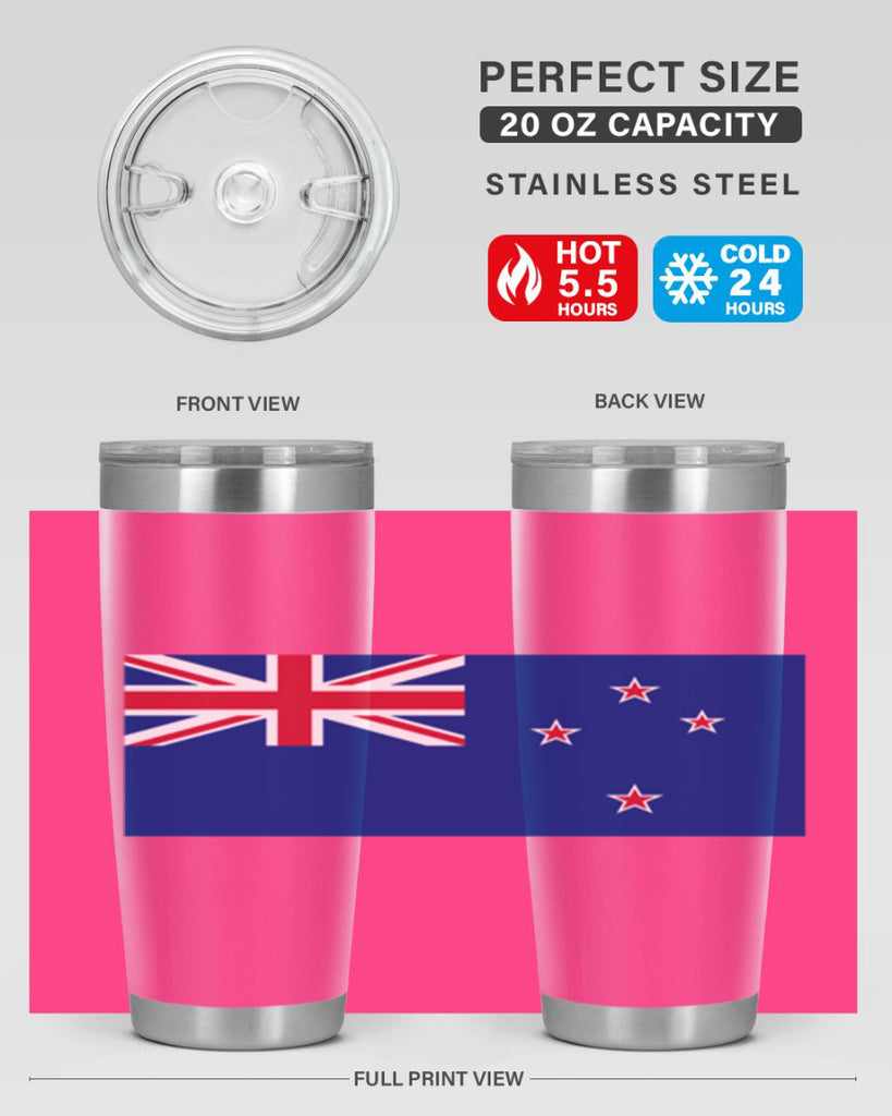 New Zealand 74#- world flags- Tumbler