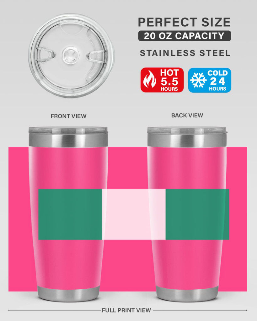 Nigeria 71#- world flags- Tumbler