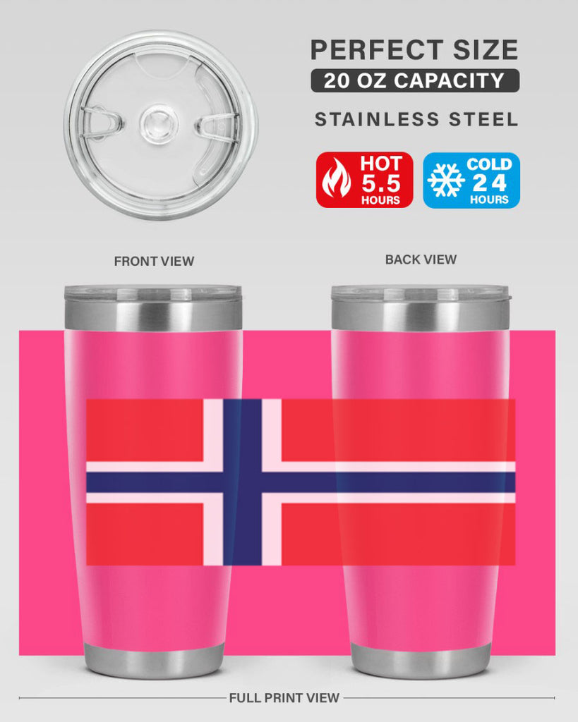 Norway 68#- world flags- Tumbler