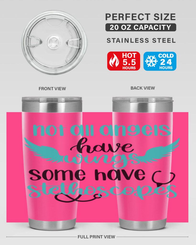 Not All Angels Have Style Style 127#- nurse- tumbler