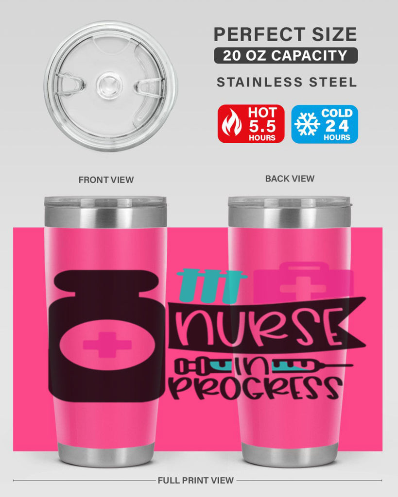 Nurse In Progress Style Style 111#- nurse- tumbler