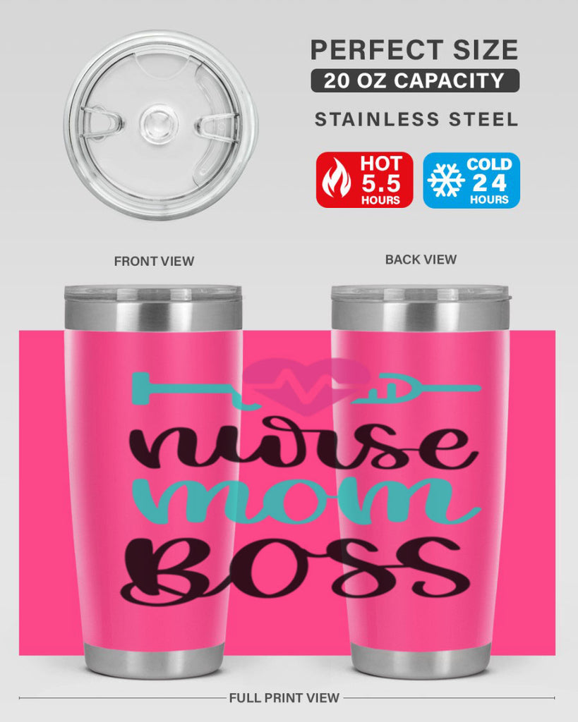 Nurse Mom Boss Style Style 101#- nurse- tumbler