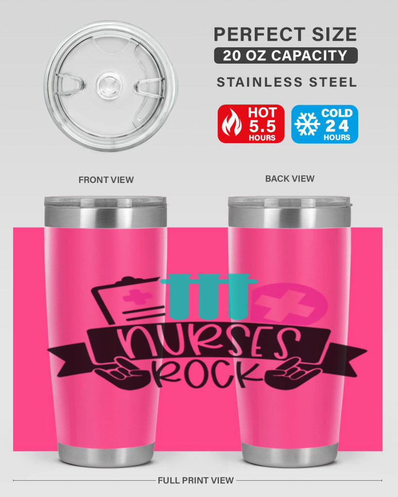 Nurses Rock Style Style 78#- nurse- tumbler