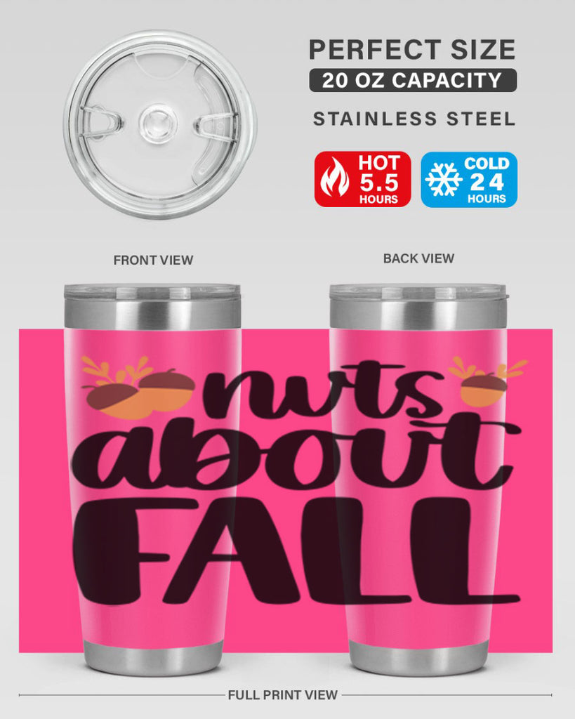 Nuts About Fall 503#- fall- Tumbler