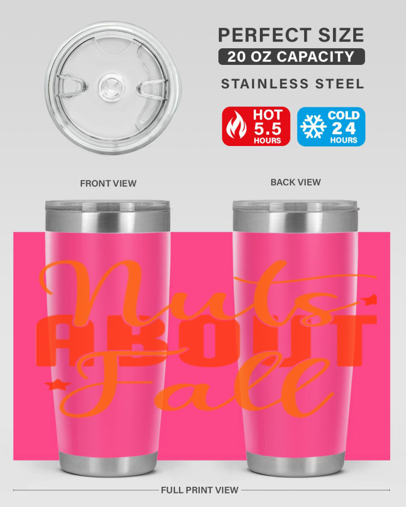 Nuts About Fall Design 444#- fall- Tumbler