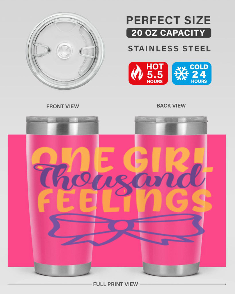 One Girl Thousand Feelings Style 208#- baby- tumbler