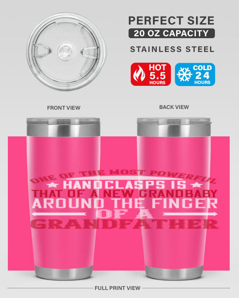 One of the most powerful handclasps 69#- grandpa - papa- Tumbler