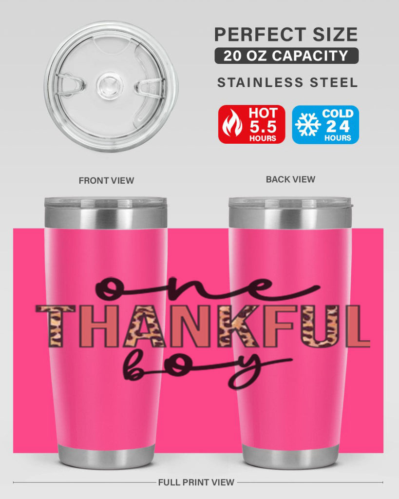 One thankful boy 462#- fall- Tumbler