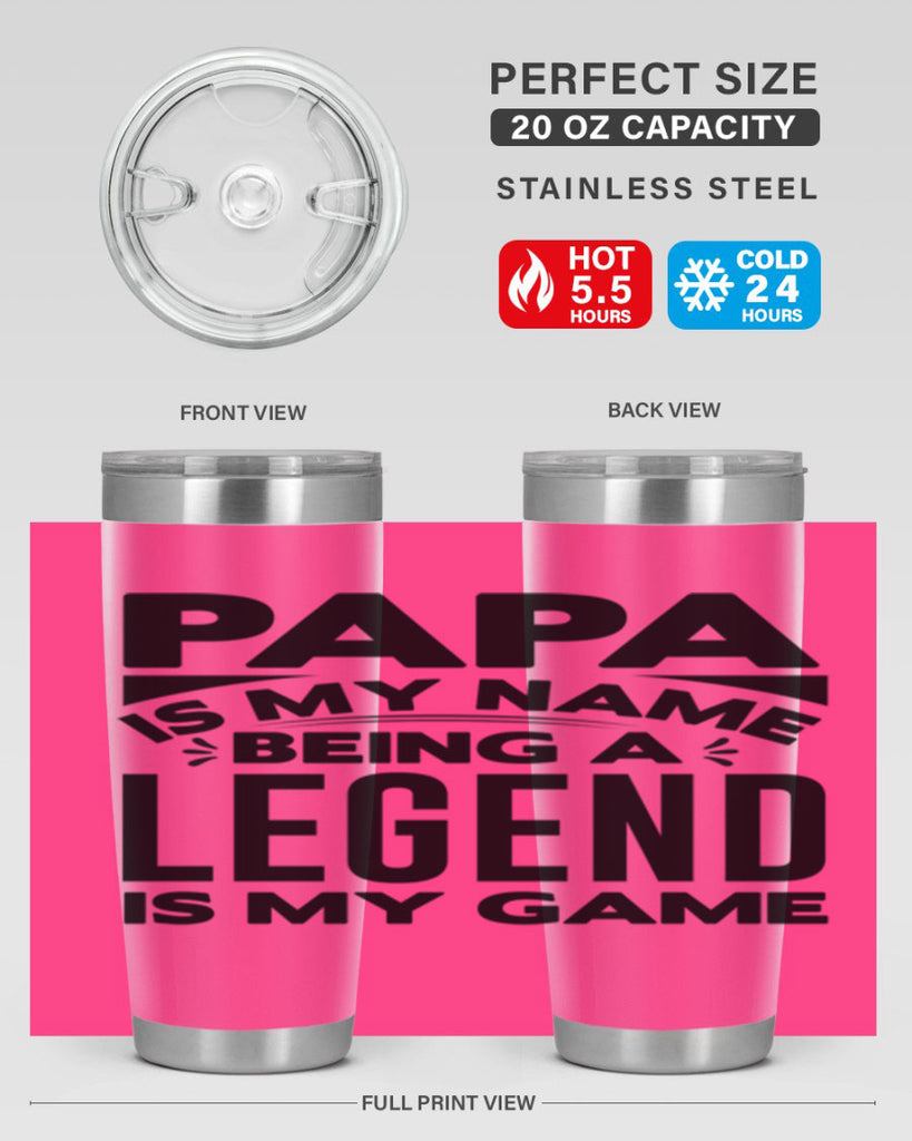 Papa 125#- grandpa - papa- Tumbler