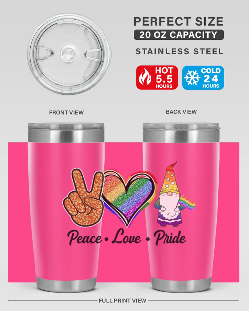 Peace Love Gnome Lgbt Flag  54#- lgbt- Tumbler