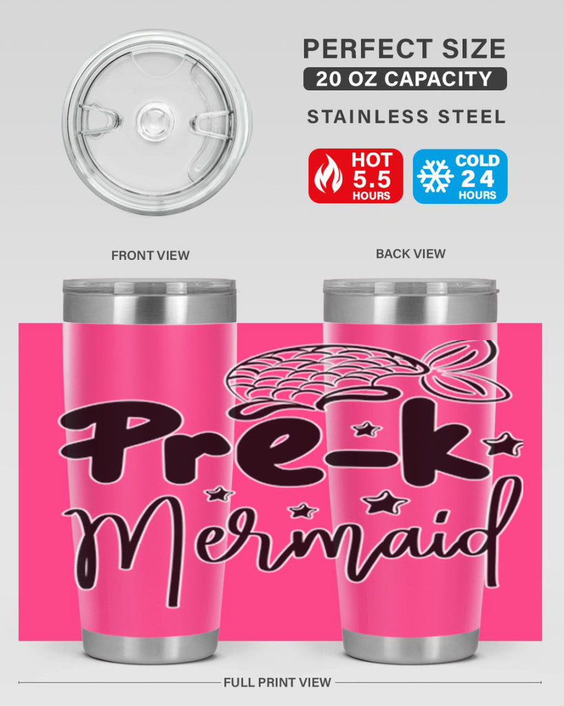 Prek Mermaid 545#- mermaid- Tumbler