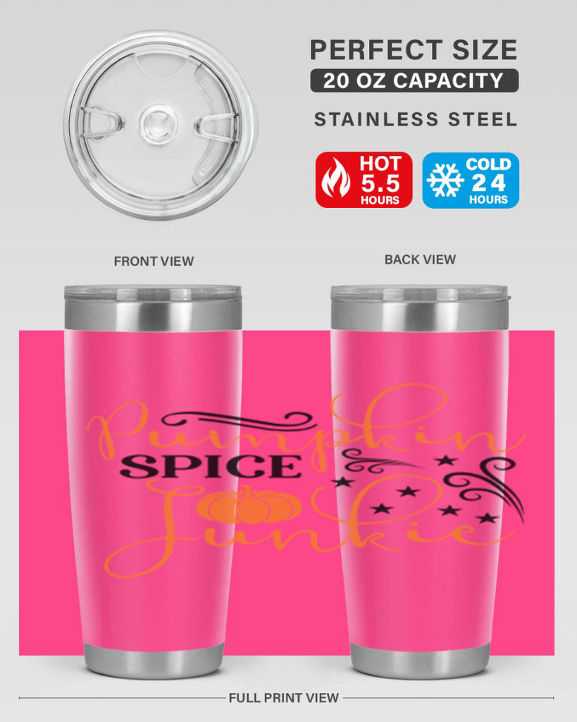 Pumpkin Spice Junkie 549#- fall- Tumbler