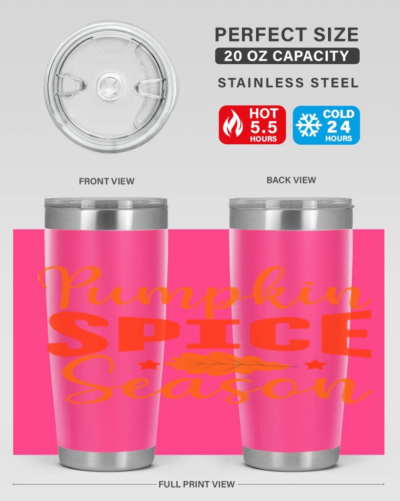 Pumpkin Spice Season Design 557#- fall- Tumbler