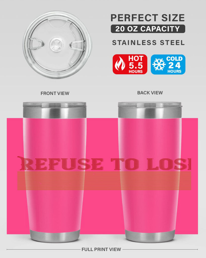 Refuse to lose 1902#- badminton- Tumbler