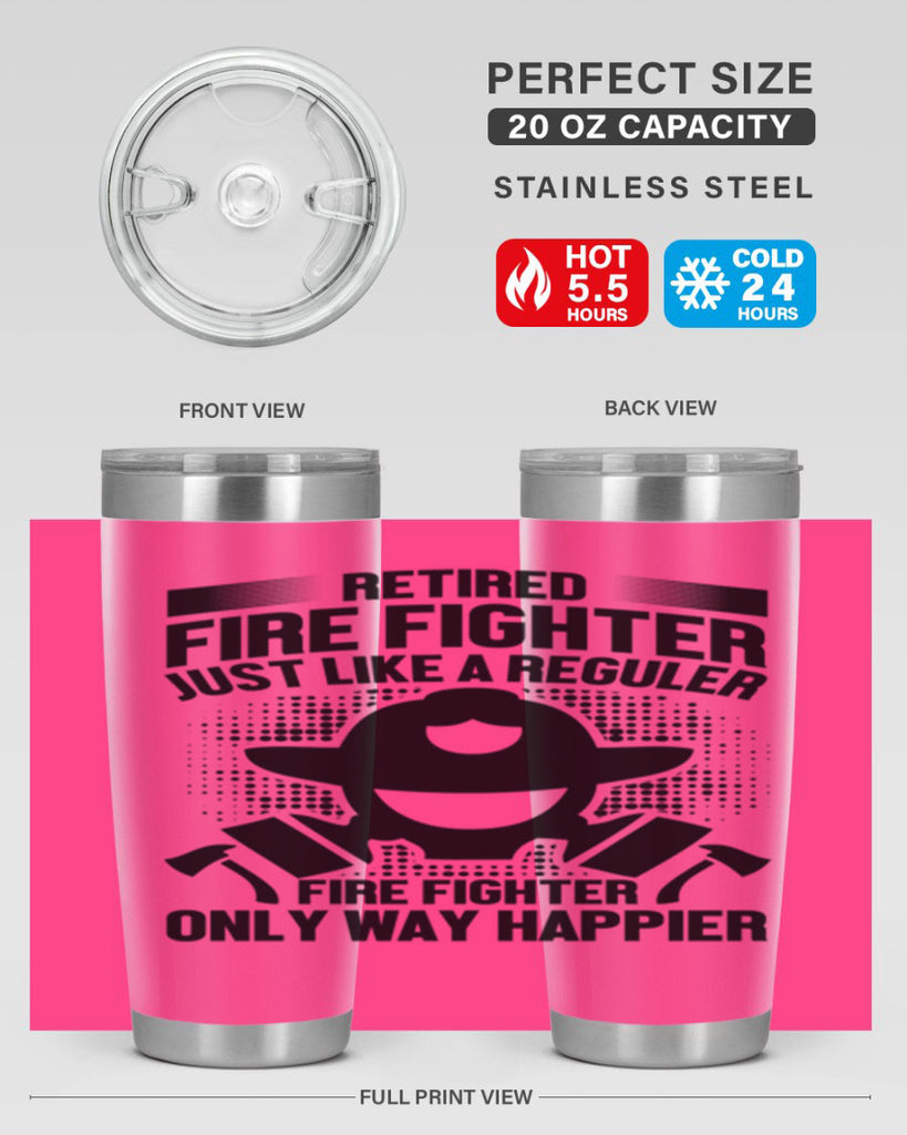 Retired fire Style 40#- fire fighter- tumbler