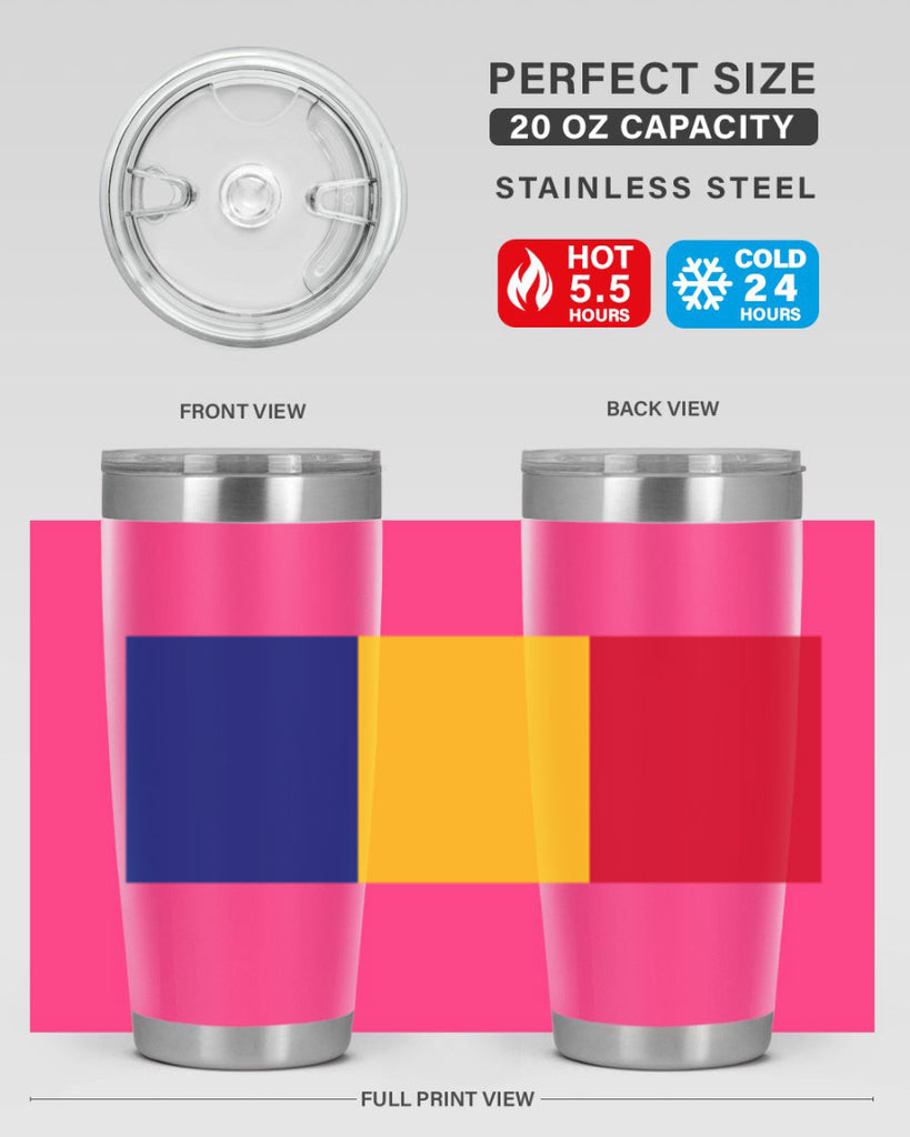 Romania 55#- world flags- Tumbler