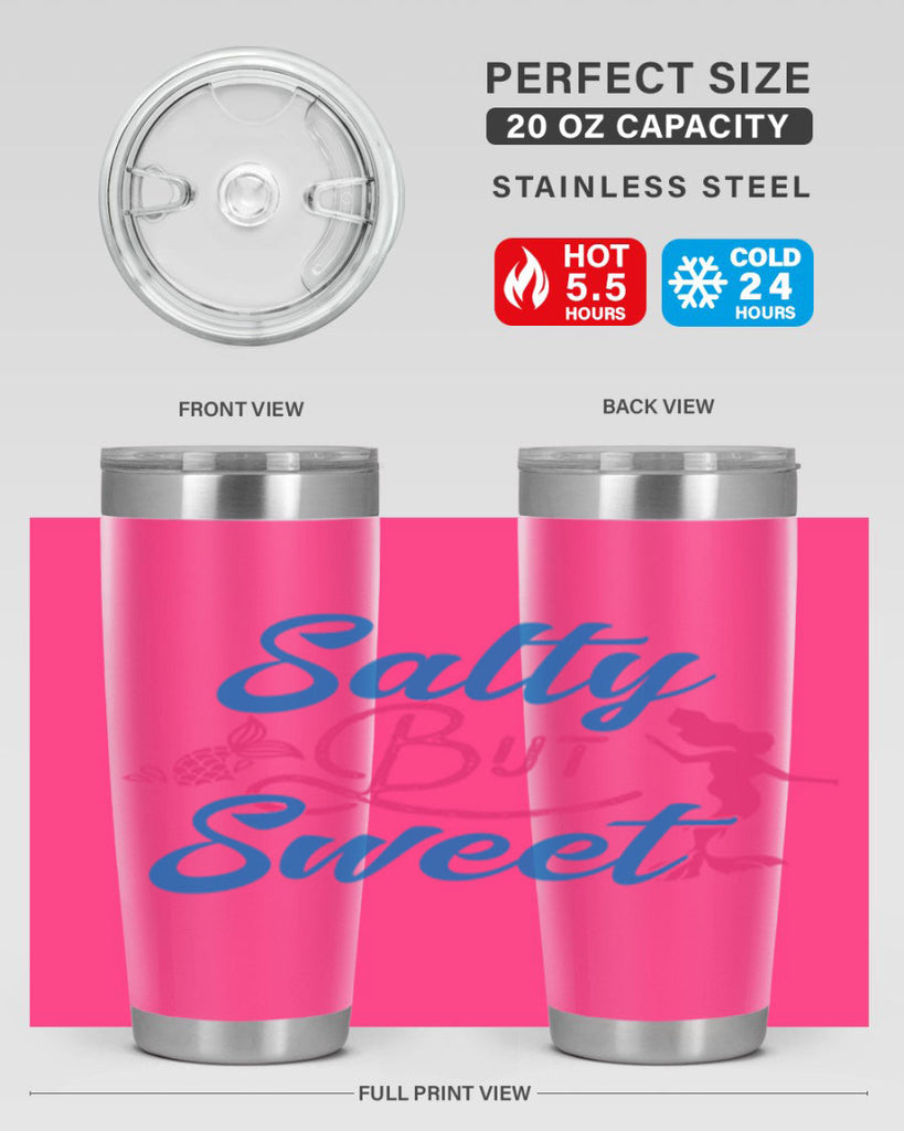 Salty But Sweet 563#- mermaid- Tumbler