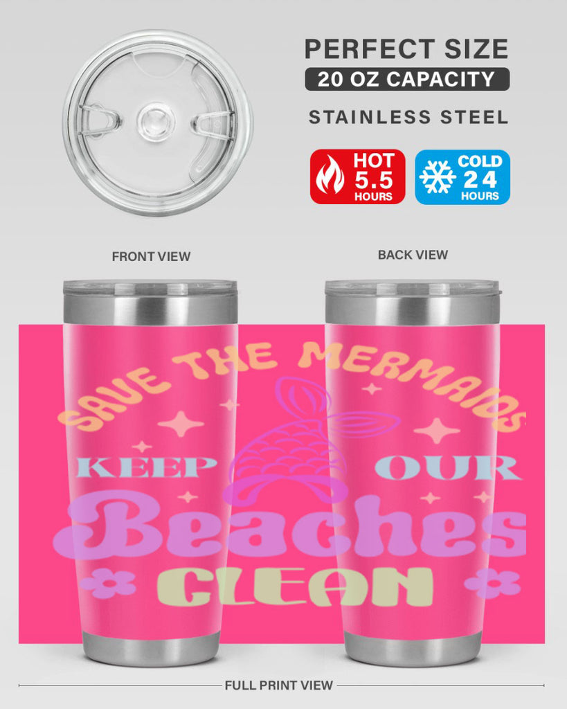 Save The Mermaids Keep Our 577#- mermaid- Tumbler