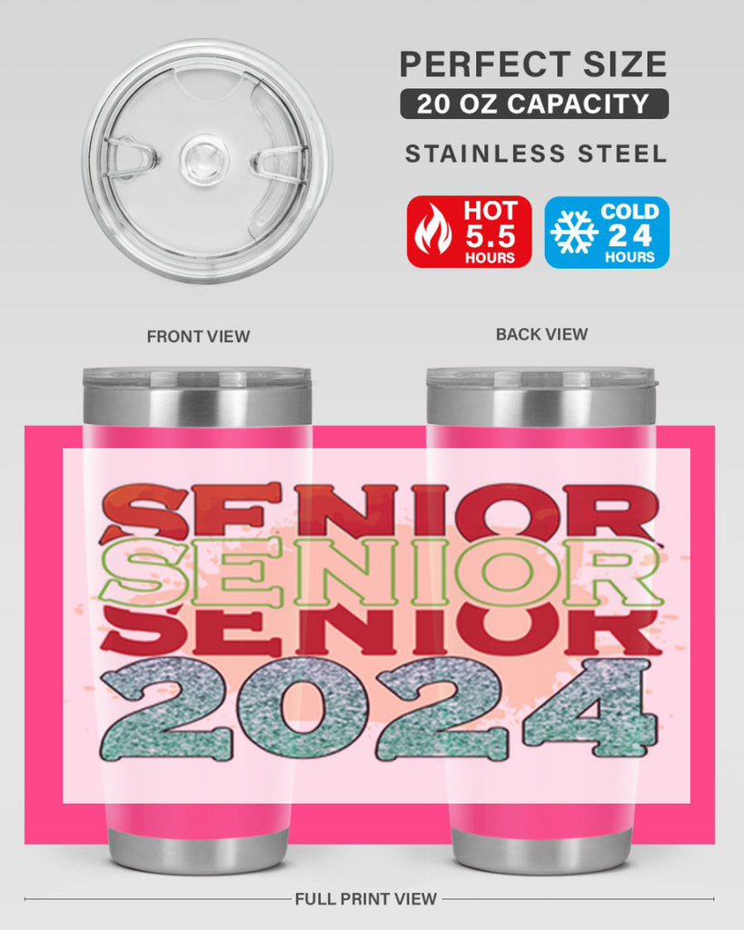 Senior 2024 1 10#- 12th grade- Tumbler