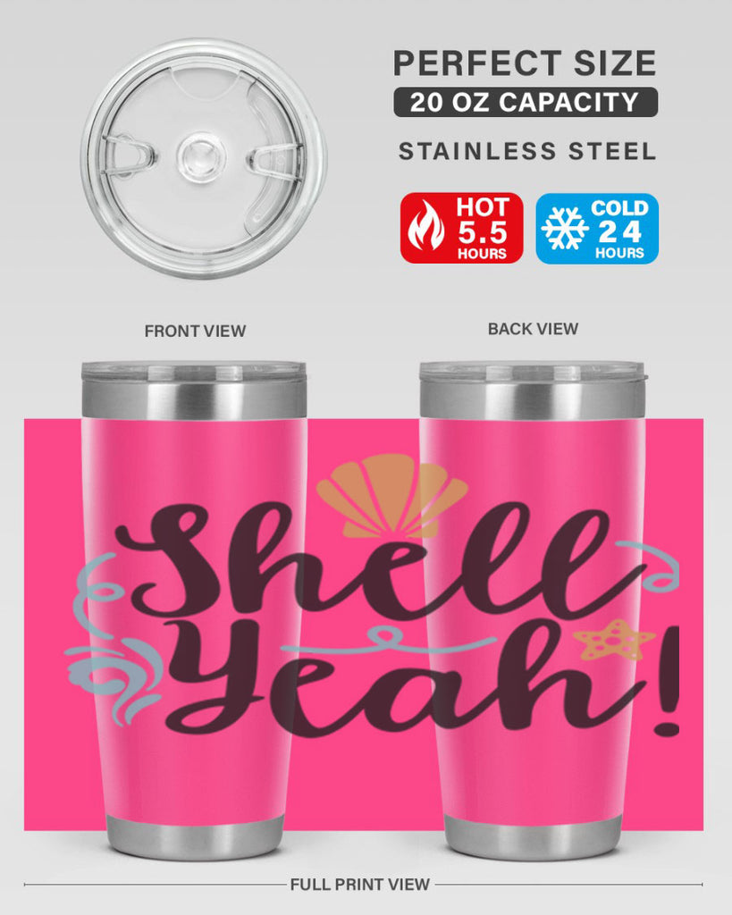 Shell Yeah 592#- mermaid- Tumbler